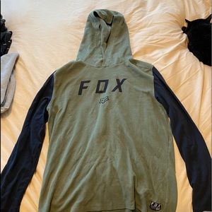 Fox hooded shirt